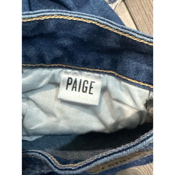 Paige SkyLine  Skinny Raw Hem Jeans Size 25 - Picture 6 of 9